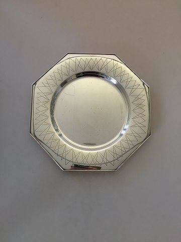 Hans Hansen Sterling Silver Tray by Karl Gustav Hansen No 452