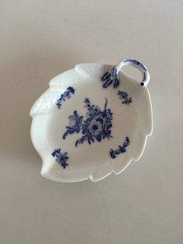 Royal Copenhagen Blue Flower Braided Leaf Shaped dish No 8001