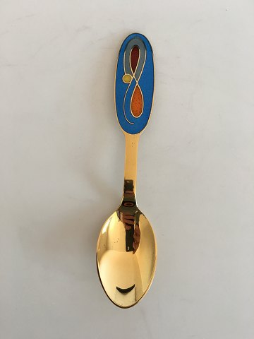 Anton Michelsen Gilded Sterling Silver Christmas Spoon 1992. 
