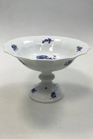 Royal Copenhagen Blue Flower Angular Large Bowl on Foot No 8531