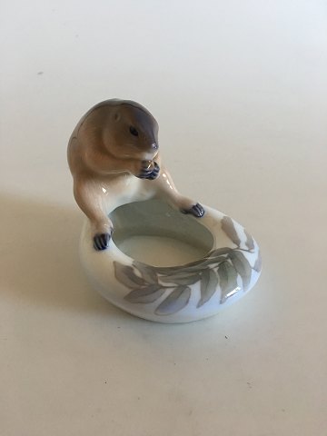 Royal Copenhagen Art Nouveau Bowl with Beaver No 1067/615