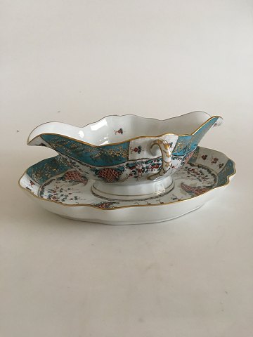 Herend Cornucopia (TCA) Gravy Boat with Stand hungary No 1520/1521