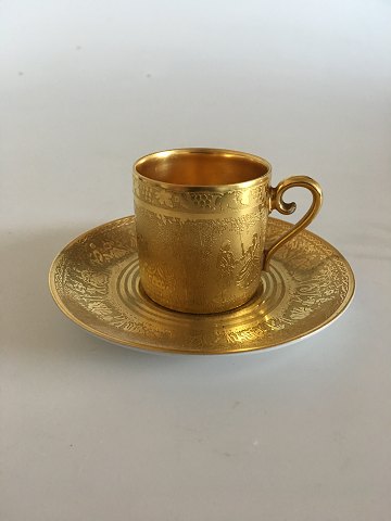 Tirchenreuth Porcelain Cup in all Gold