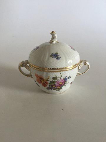 Royal Copenhagen Saxon Flower Sugar Bowl No 1680