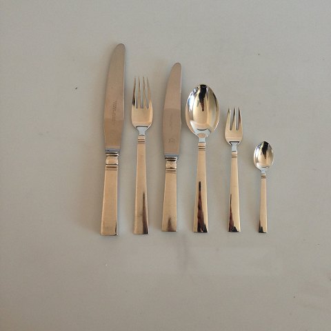 Georg Jensen Sterling Silver Acadia/Blok Just Andersen flatware st 27pieces