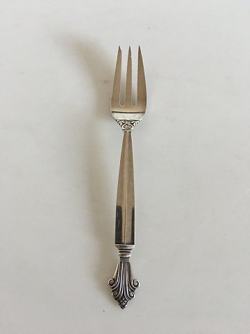 Georg Jensen Acanthus Sterling Silver Cake Fork No 043