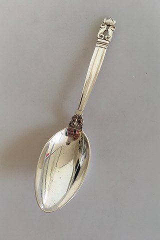 Georg Jensen Acorn Sterling Silver Dessert Spoon No 021