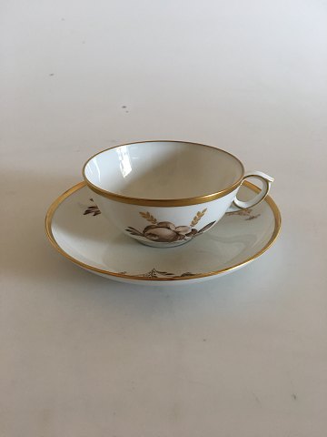 Royal Copenhagen Brown Rose Tea Cup No 9186