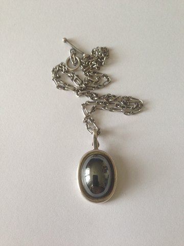 Anton Michelsen Sterling Silver Pendant with Hematite