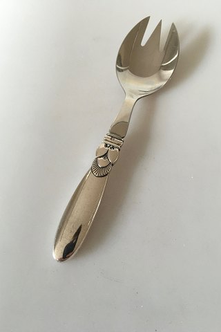 Georg Jensen Sterling Silver Cactus Serving Fork