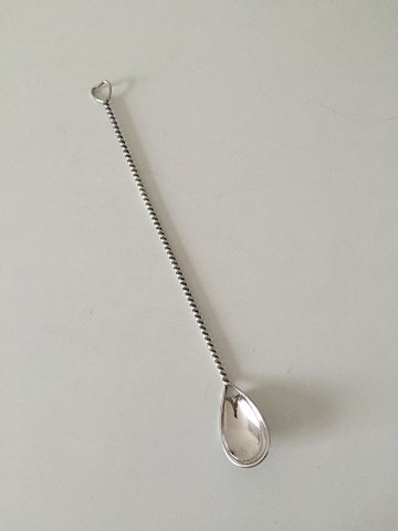 Anton Michelsen Cocktail spoon in sterling silver with heart