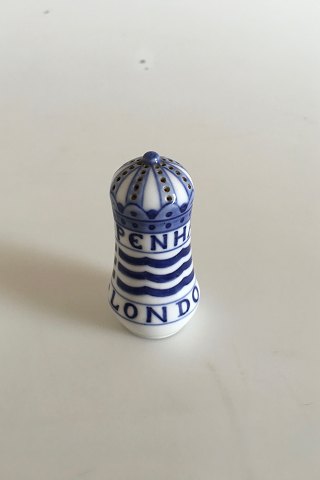 Royal Copenhagen Blue Fluted Full Lace London Saltshaker No 1/31