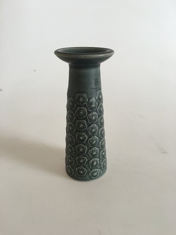 Bing and Grondahl Kronjyden Green Azur Candlestick / Vase