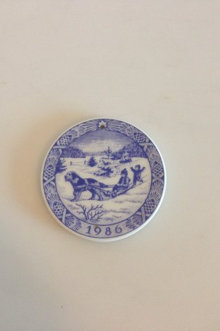 Royal Copenhagen Annual Mini plate Ornament 1986