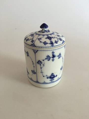 Royal Copenhagen Blue Fluted Plain Tea Caddy with Lid No 2101