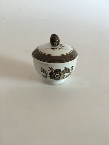 Royal Copenhagen Brown Tranquebar Small Sugar Bowl No 1188