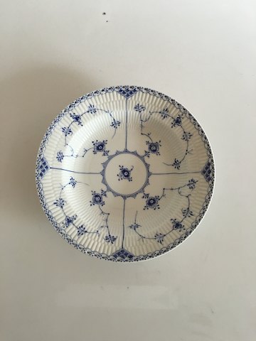 Royal Copenhagen Blue Fluted Half Lace Large Deep Plate No. 565