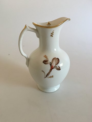 Royal Copenhagen Brown Iris Chocolate Pitcher No 9424