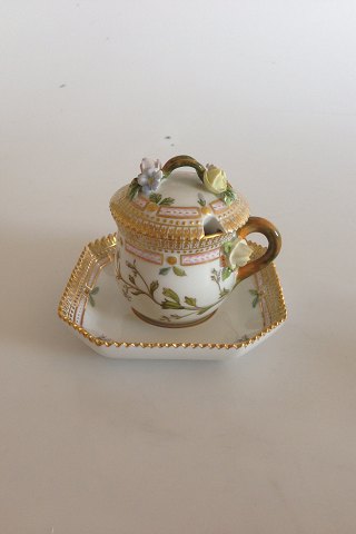 Royal Copenhagen Flora Danica Custard Cup / Mustard Pot No 3589