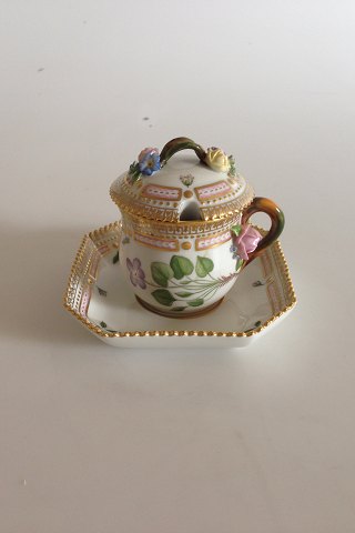 Royal Copenhagen Flora Danica Custard Cup / Mustard Pot No 3589.