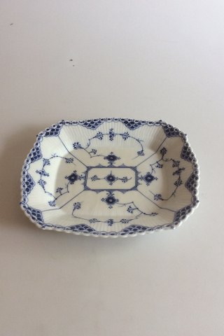 Royal Copenhagen Blue Fluted Half Lace Bowl No 701