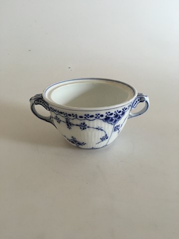 Royal Copenhagen Blue Fluted Half Lace Sugar Bowl without Lid No 720.