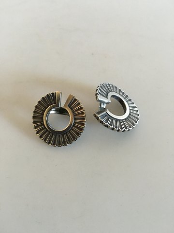 Georg Jensen Sterling Silver Ear Clips No 92