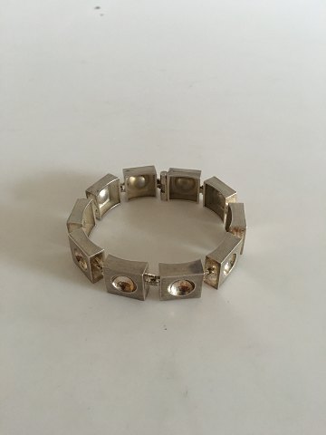 N.E. From Sterling Silver Bracelet