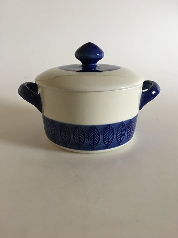 Rörstrand Blue Koka Bowl with Lid and Handles