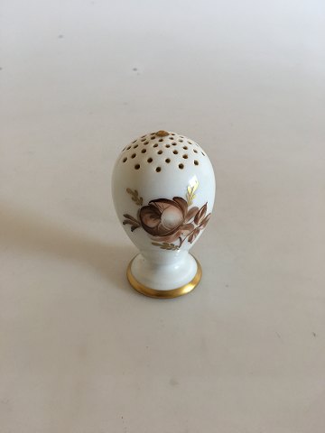 Royal Copenhagen Brown Rose Pepper Shaker No 9278