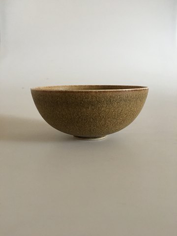 Saxo Bowl No 86 with Brown Glaze