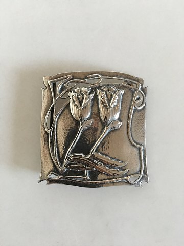 Arts & Crafts Belt Buckle with English Silver Marks