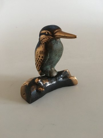 Stiig Kalsing Bronze Figurine of Kingfisher