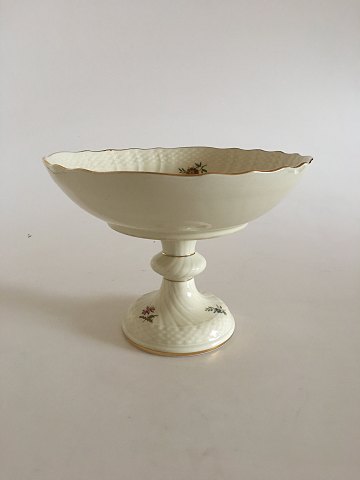 Royal Copenhagen Frijsenborg Cake Bowl on Tall Foot No 1528