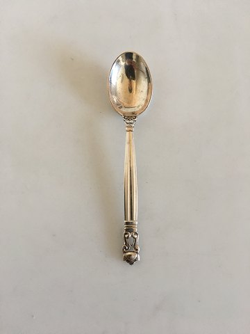 Georg Jensen Sterling Silver Acorn Mocha Spoon No 035