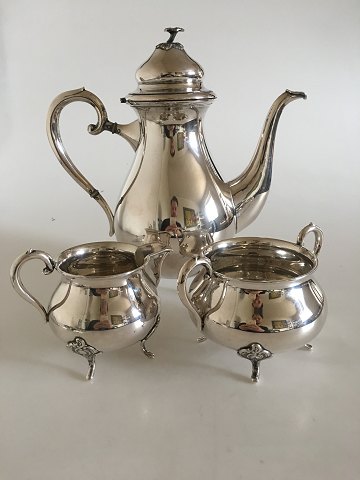 Coffee Set in Silver, Denmark 1932.