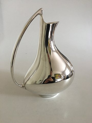 Vintage Georg Jensen Sterling Silver Henning Koppel Pitcher no. 992 "Pregnant 
Duck"