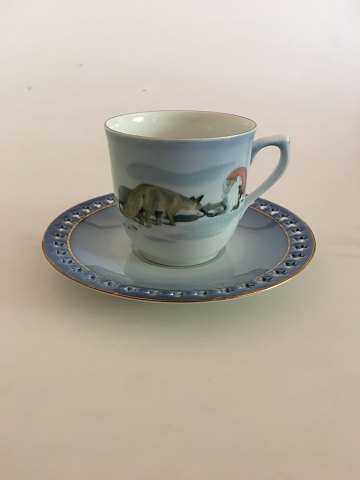 Bing & Grøndahl Harald Wiberg Christmas Coffee Cup with Saucer No. 3501/305