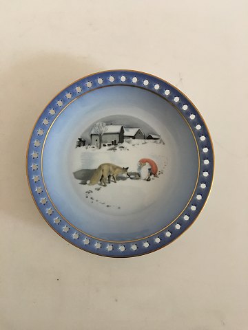 Bing & Grøndahl Harald Wiberg Christmas Cake Plate No. 3501/616