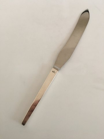 Hans Hansen "Linje" Wedding Cake Knife in Sterling Silver and Stainless Steel