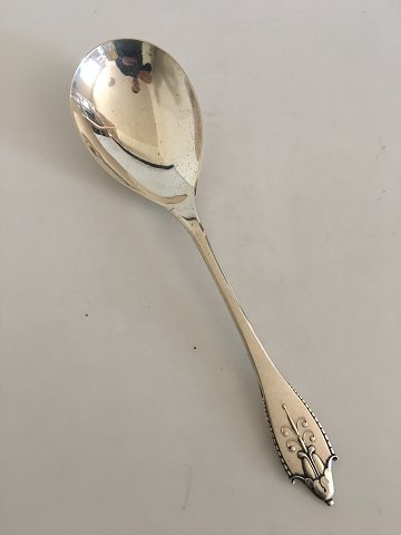 Georg Jensen Akkeleje Sterling Silver Extra large Serving Spoon No 101