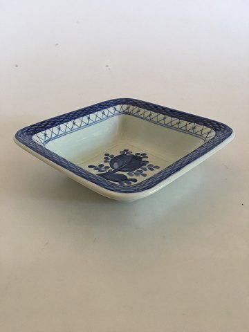 Royal Copenhagen Blue Tranquebar Square Bowl No. 1338