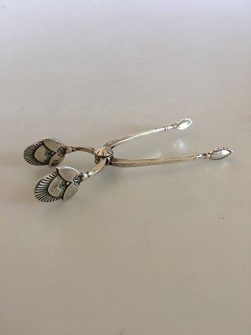 Georg Jensen Cactus Sugar Tongs No 173 in Sterling Silver.