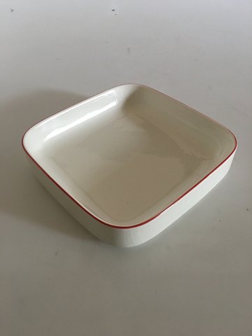 Royal Copenhagen Red Line Square Dish No 3096