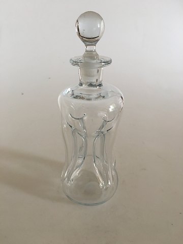 Kluk Kluk Glass Decanter in Clear Glass from Holmegaard / Kastrup Glass Works