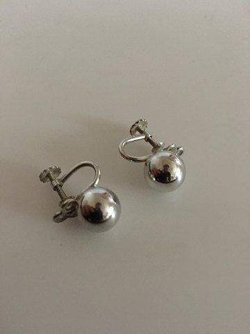 Hans Hansen Sterling Silver Earrings/Screws