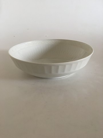 Royal Copenhagen White Fan Bowl No. 11526.