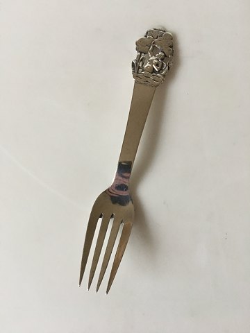 H.C. Andersen Fairytale Child Fork in Silver. The Little Mermaid Horsens