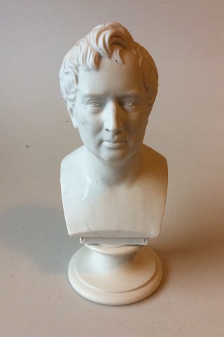 Royal Copenhagen Bisque Bust of Adam Oehlenschläger