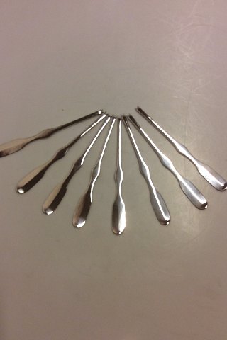 Set of 8 Evald Nielsen Lobster Forks No 19